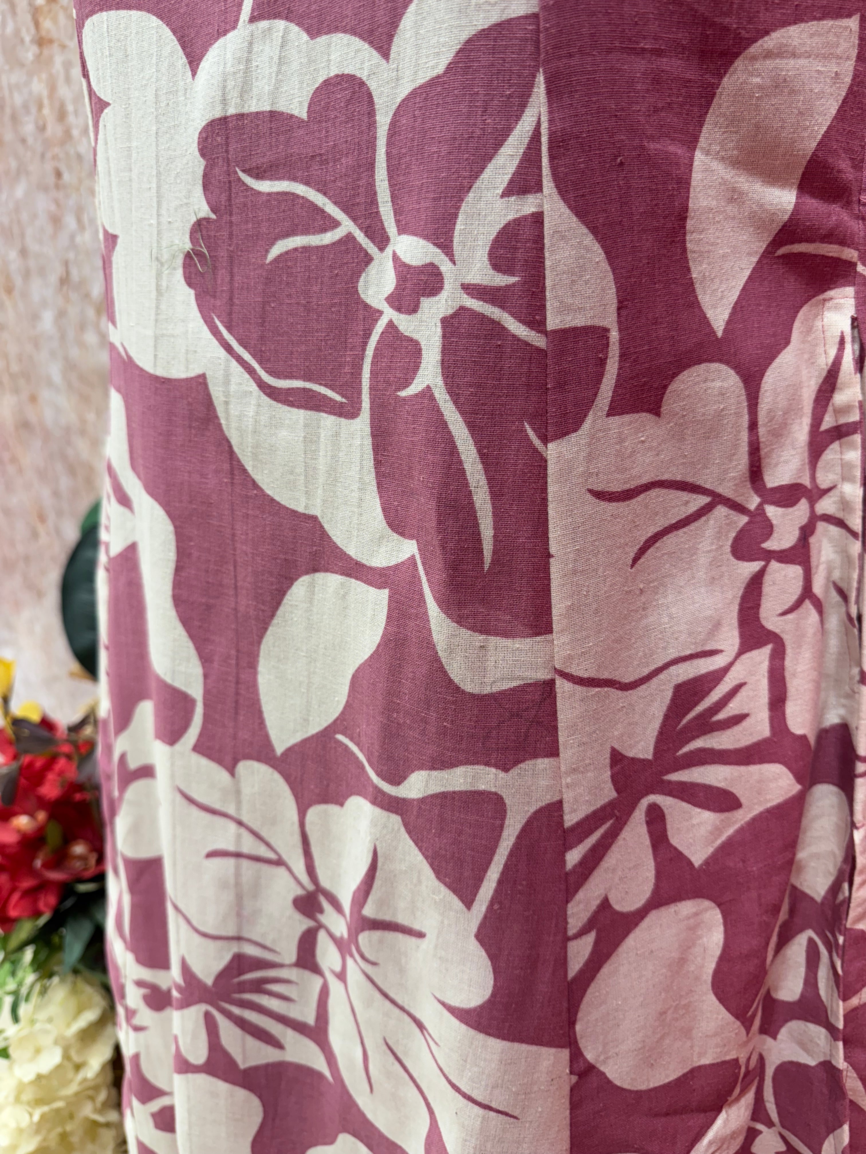 Bold & Breezy: Sleeveless Floral Flex Cotton Kurta Set