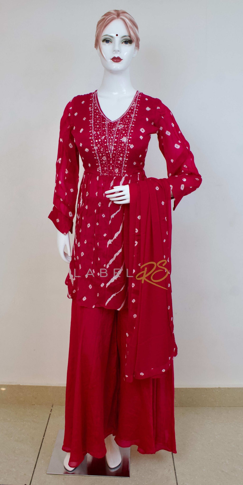 Leheriya Bandhej Mix Exclusive Suit
