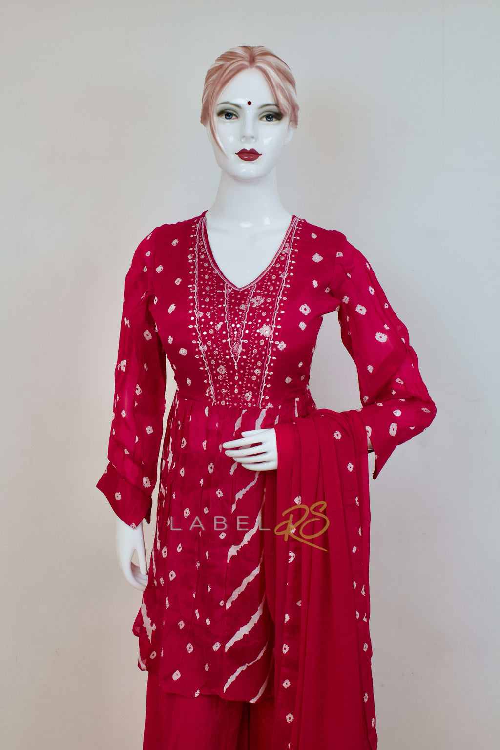 Leheriya Bandhej Mix Exclusive Suit