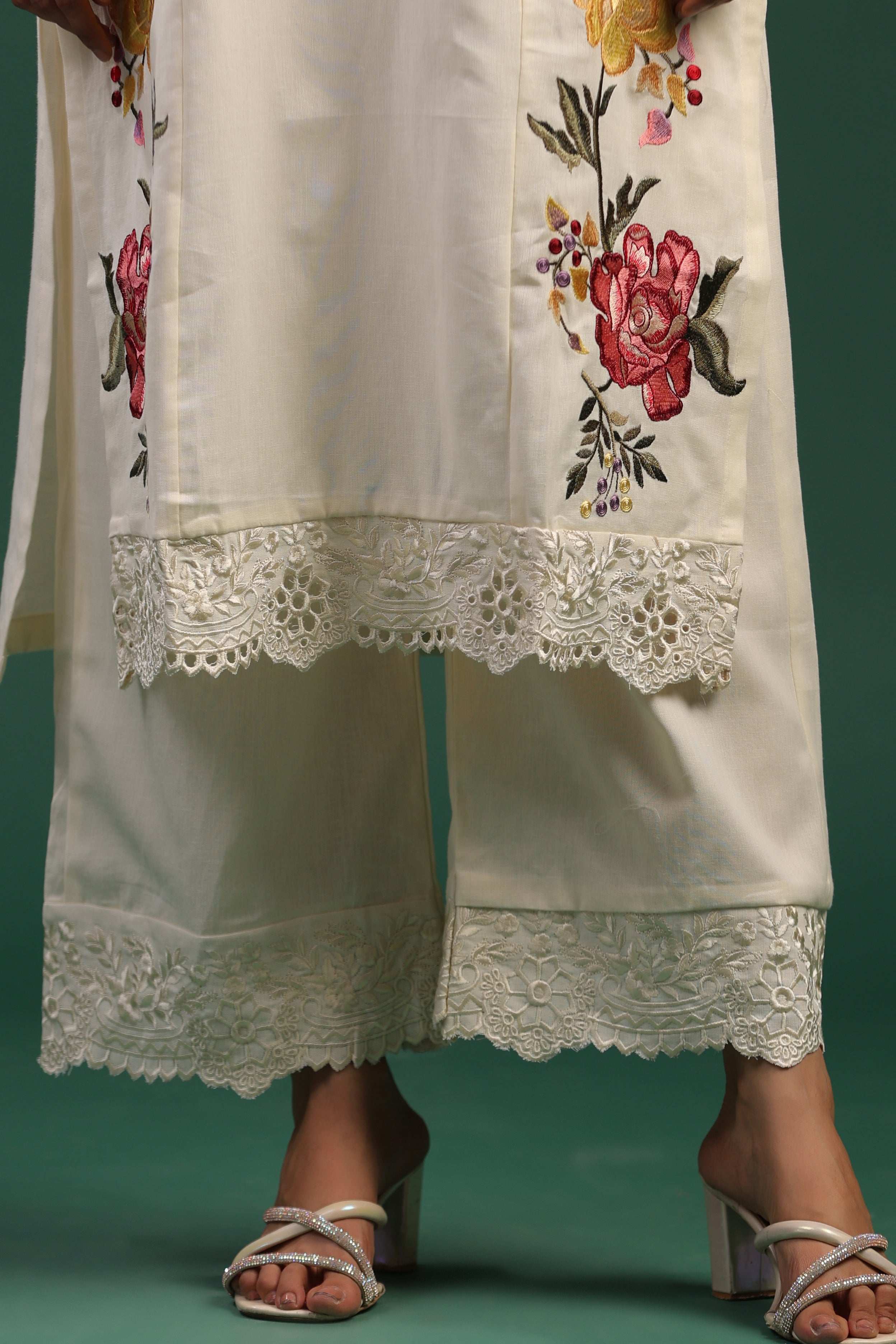 Mul Cotton Designer Suit