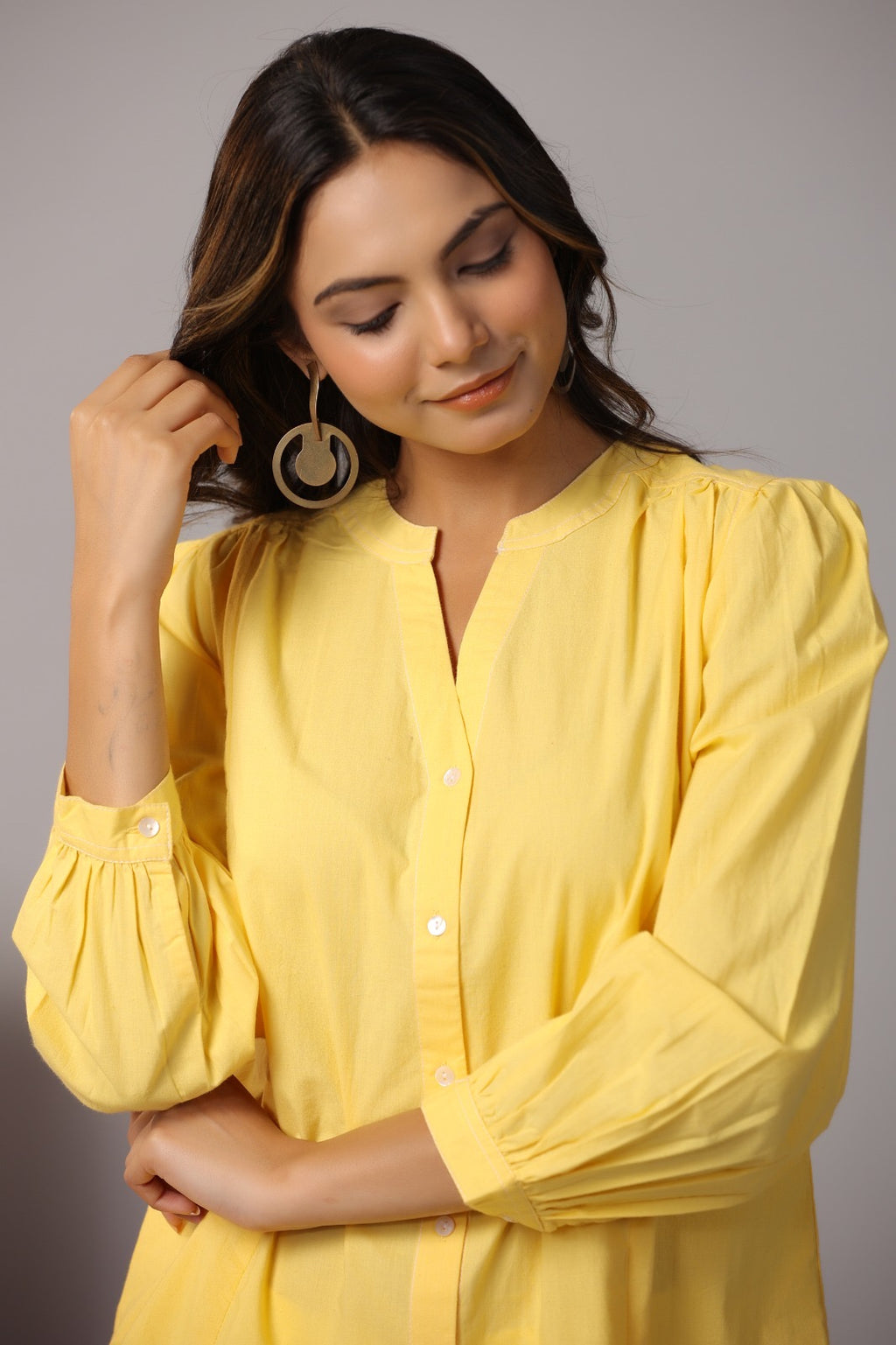 Yellow Color Top