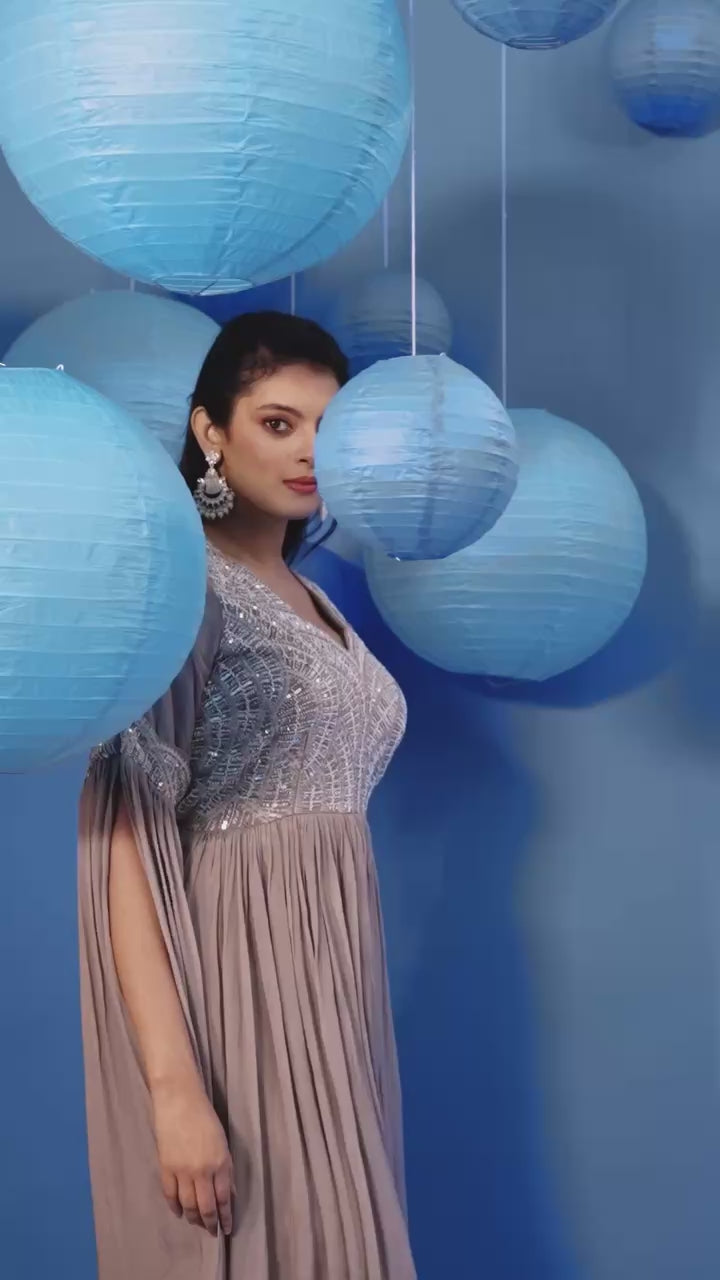 Pink Gown By Shubham Arora