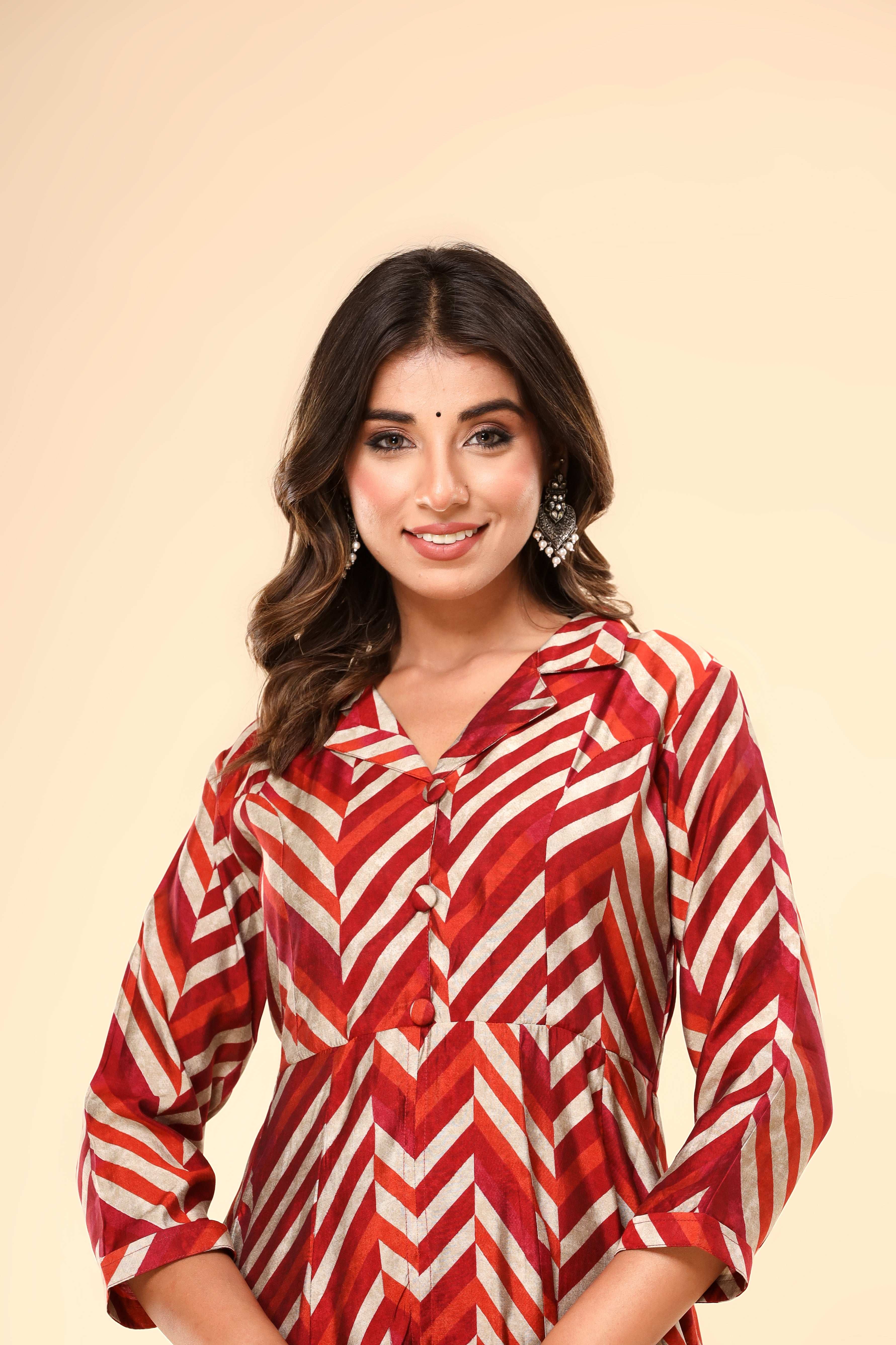 Chevron Print Co-ord Set