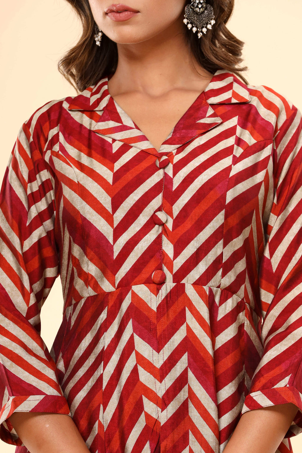 Chevron Print Co-ord Set