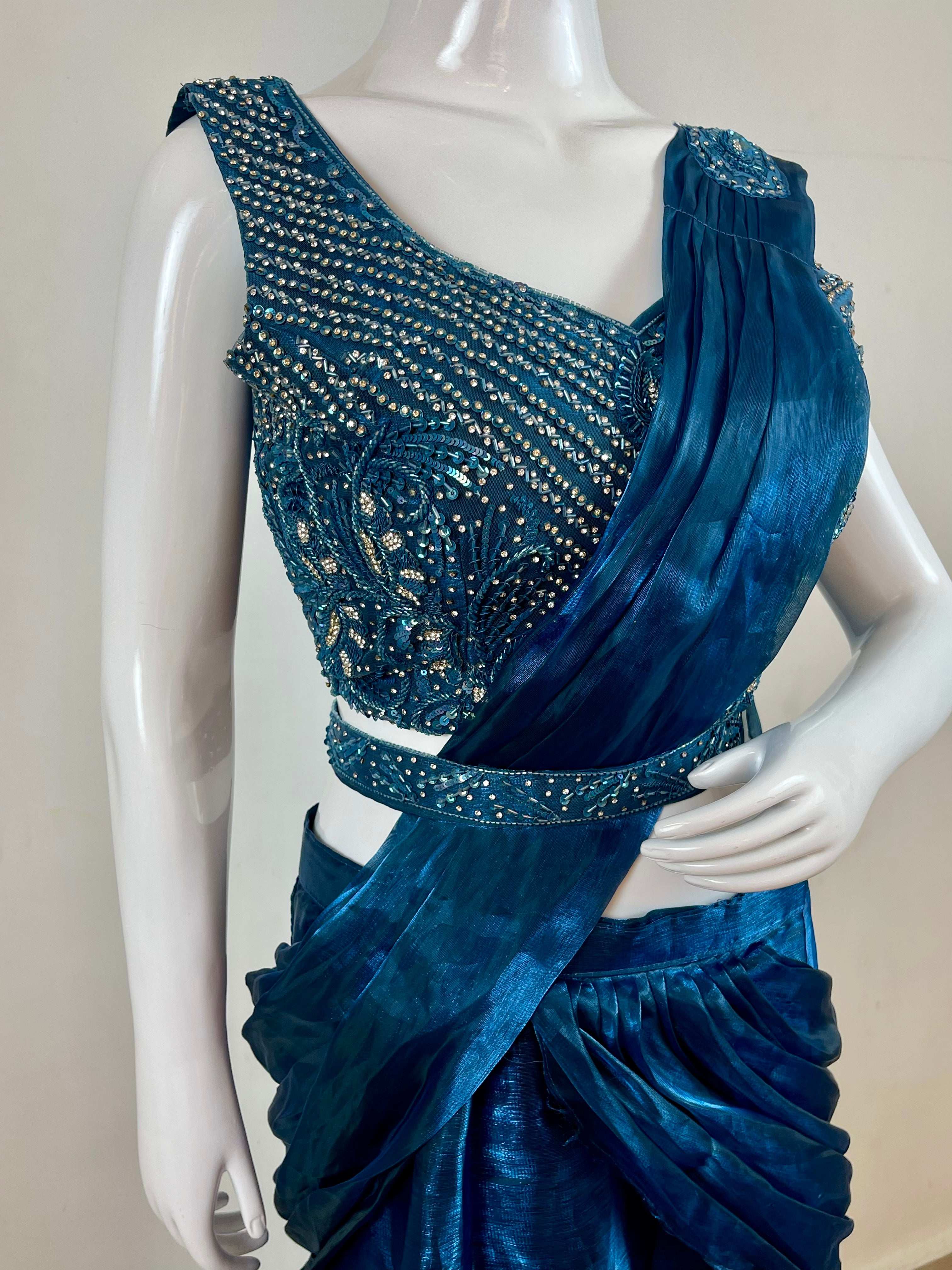 Blue Drape By Shubham Arora